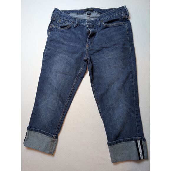 Banana Republic Denim - Banana Republic Jeans Womens Size 12 Folded Cuffs Denims Pants Medium Wash